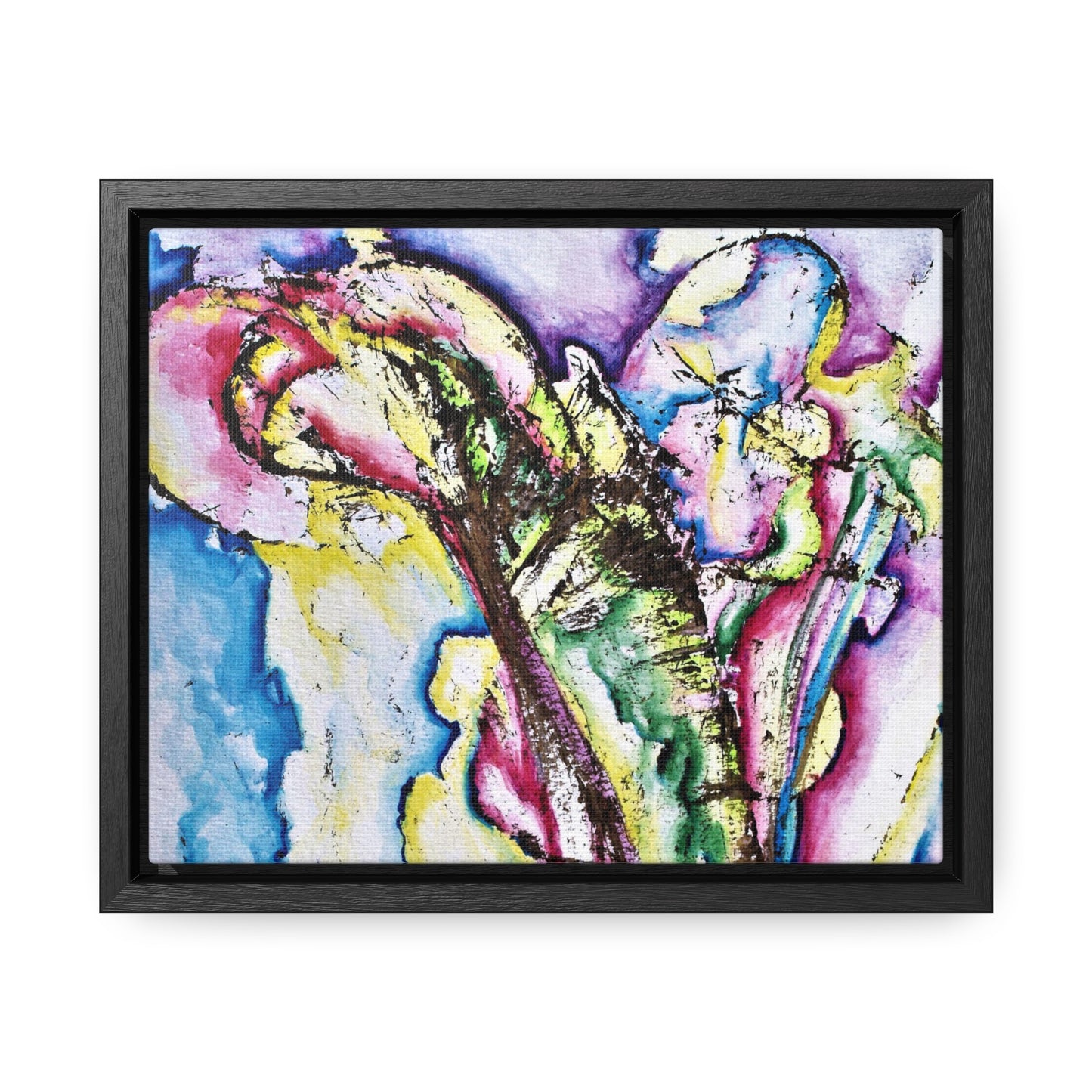 Calla Lilies Gallery Canvas Wraps, Horizontal Frame