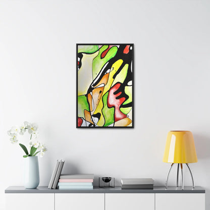 Red Mushroom Gallery Canvas Wraps, Vertical Frame