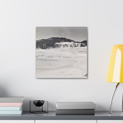 Mammoth Hot Springs Yellowstone Canvas Gallery Wraps 16″ x 16″ 1.25"