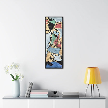 Angry Cat Gallery Canvas Wraps, Vertical Frame 12″ x 36″ 1.25"