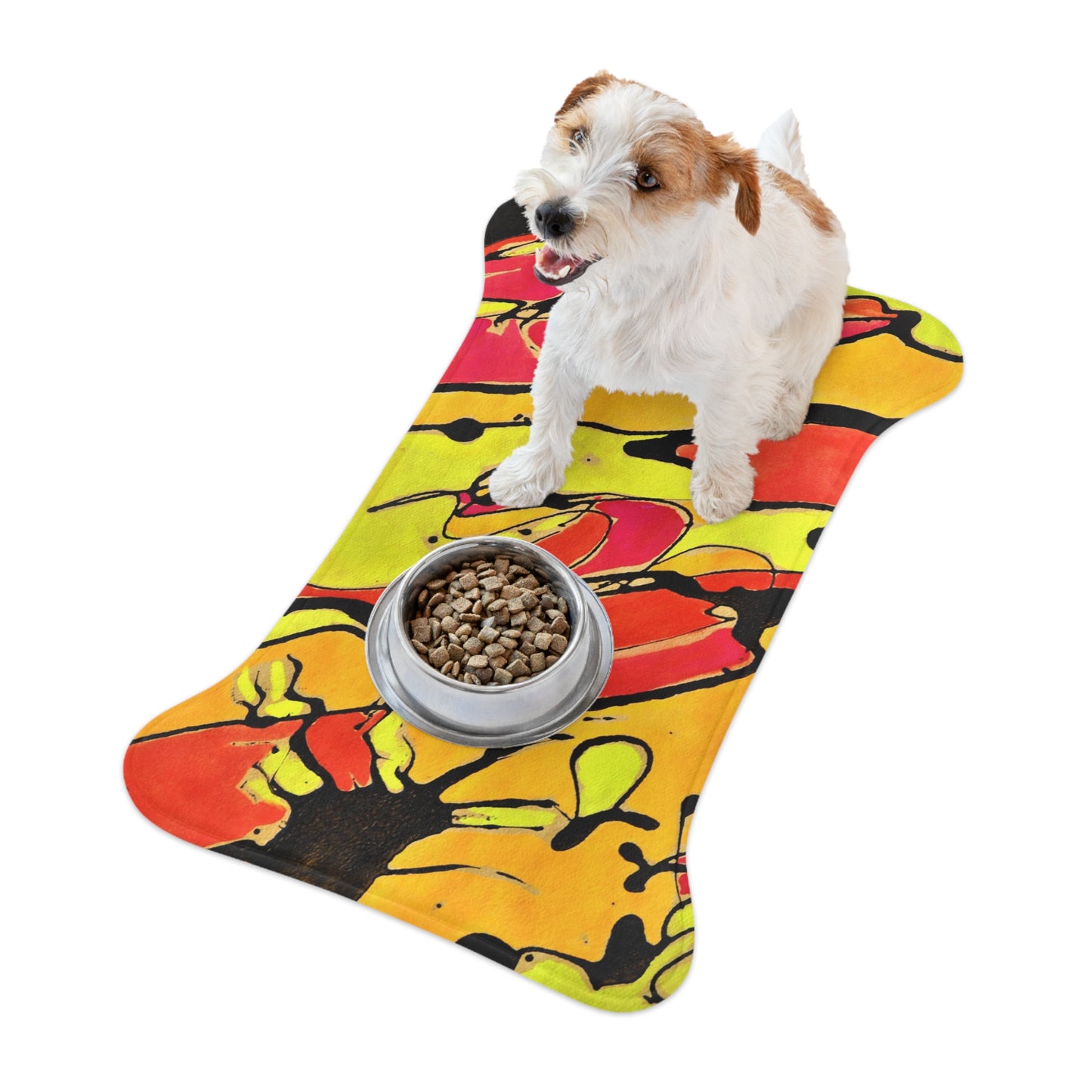 80's Rapture Pet Feeding Mats