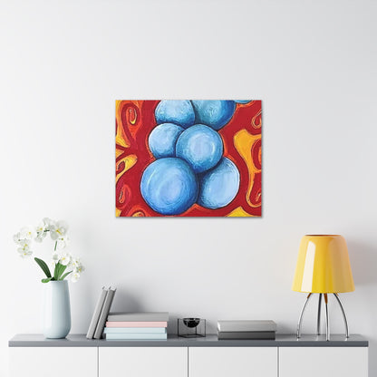 Blue Balls Canvas Gallery Wraps