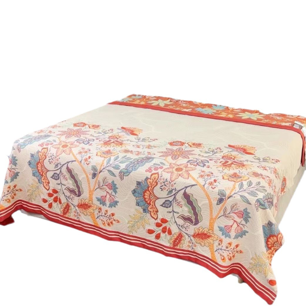 Thick Pure Cotton Blanket with Eight Layers - - blanket