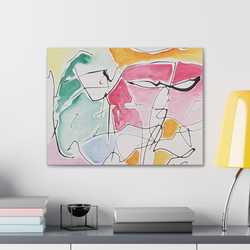 Abstract Face Canvas Gallery Wraps - Kia Day Design