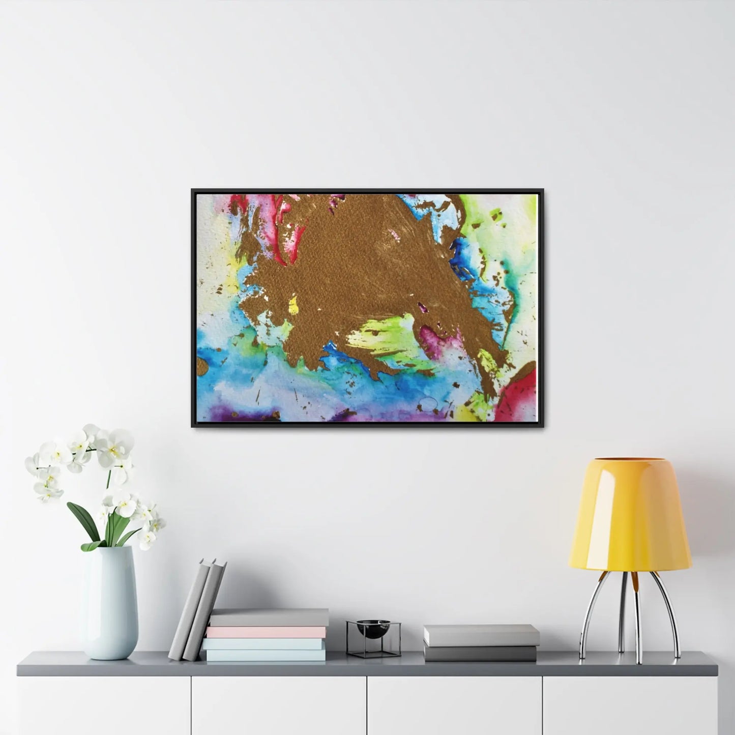 Through The Vapor Gallery Canvas Wraps, Horizontal Frame