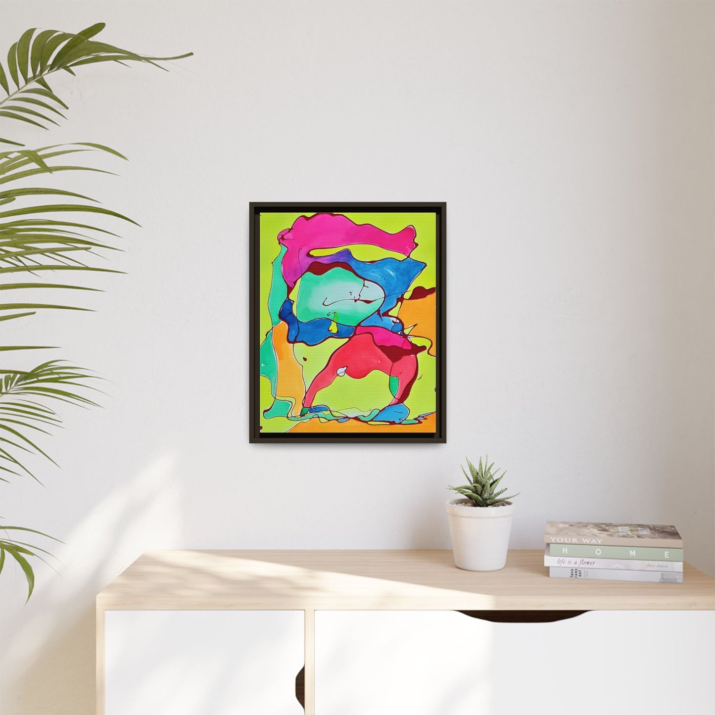 Kool Kid Matte Canvas Framed - Kia Day Design