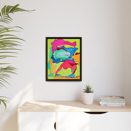 Kool Kid Matte Canvas Framed - Kia Day Design