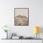 West Gallery Canvas Wraps Vertical Frame 24″ x 30″ Premium Gallery Wraps (1.25″) Walnut