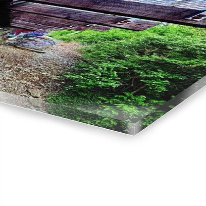 Industrial Bridge Photo Acrylic Print — French Cleat Hanging Wall Art - - Home Decor