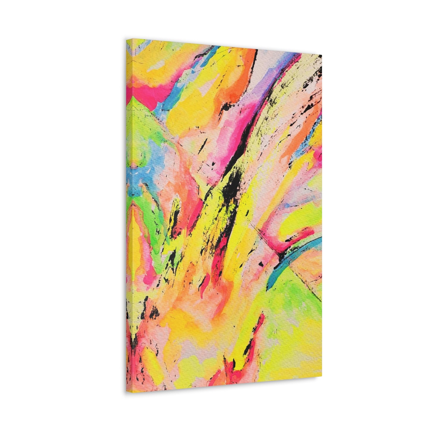 Neon Fire Canvas Gallery Wraps