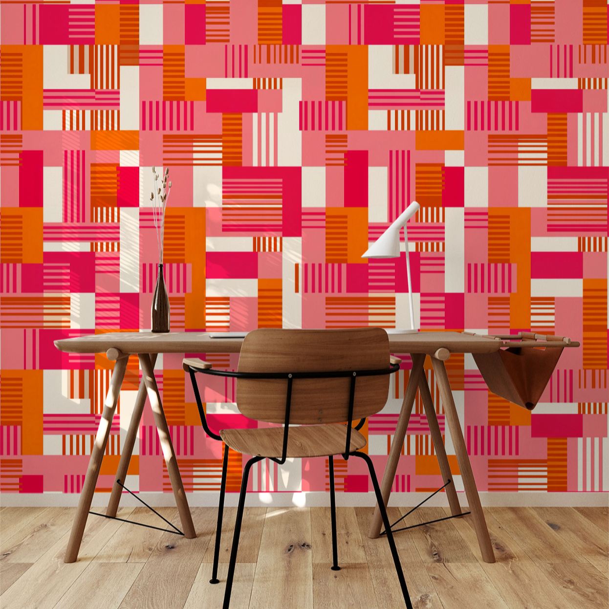Block Party Wallpaper- WALL BLUSH- {{Product type}}
