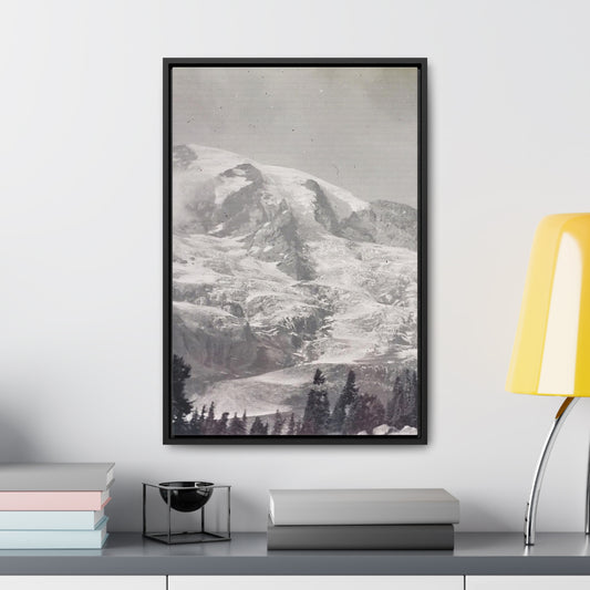 Mount Rainier Gallery Canvas Wraps, Vertical Frame