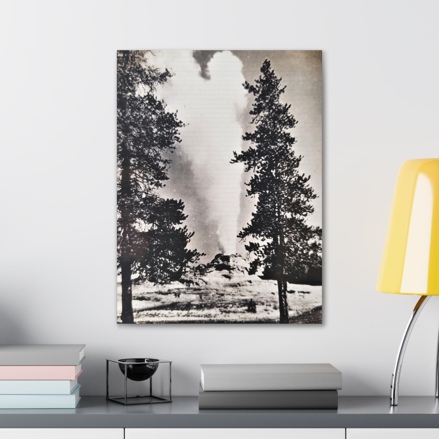 Castle Geyser Yellowstone Canvas Gallery Wraps