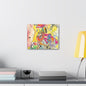 Colorful Abstract Canvas Gallery Wraps 14″ x 11″ 1.25"