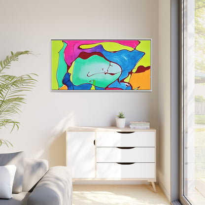 Kool Kid Matte Canvas Framed - Kia Day Design