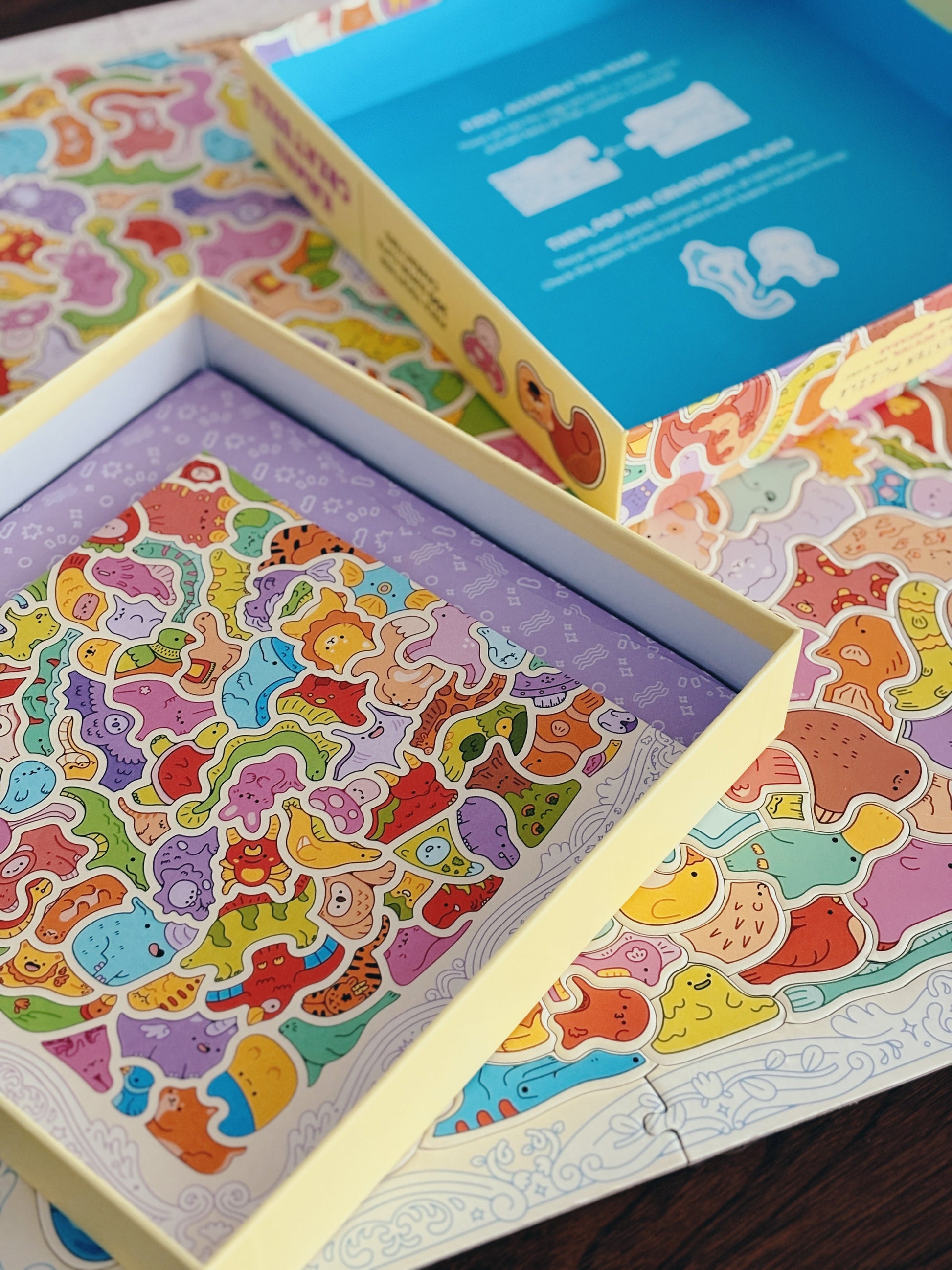 Kawaii Creatures Cute Cluster Puzzle (signed) - -