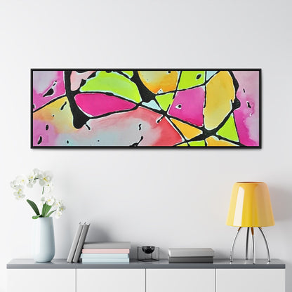 Pink Mouse Gallery Canvas Wraps Horizontal Frame 60″ x 20″ Black 1.25"
