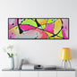 Pink Mouse Gallery Canvas Wraps Horizontal Frame 60″ x 20″ Black 1.25"