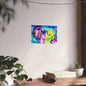 Cat Dog Fine Art Posters 12" x 8" (Horizontal) Matte