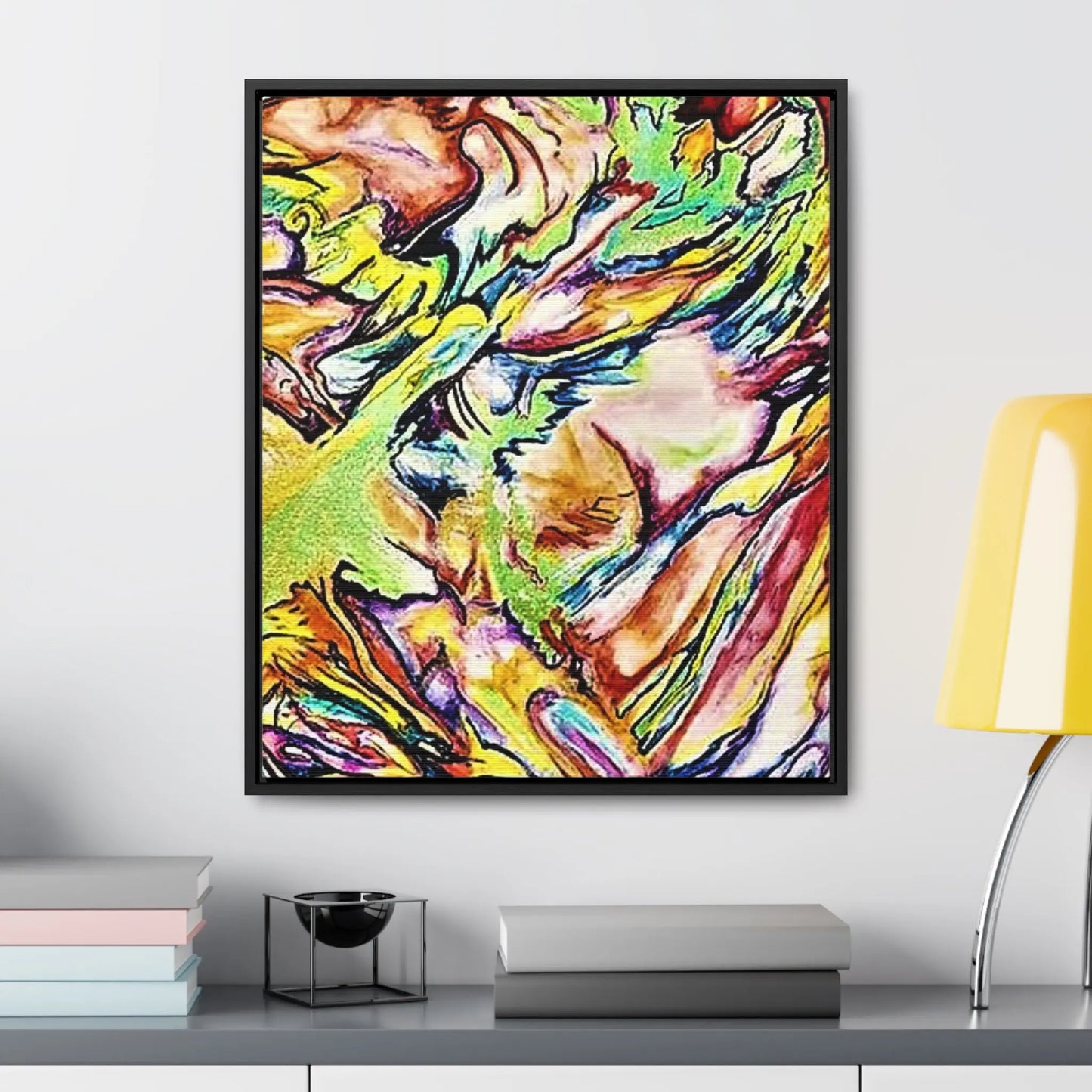 Phoenix Rising Gallery Canvas Wraps, Vertical Frame