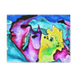 Cat Dog Stretched Canvas 1.5" 16″ x 12″