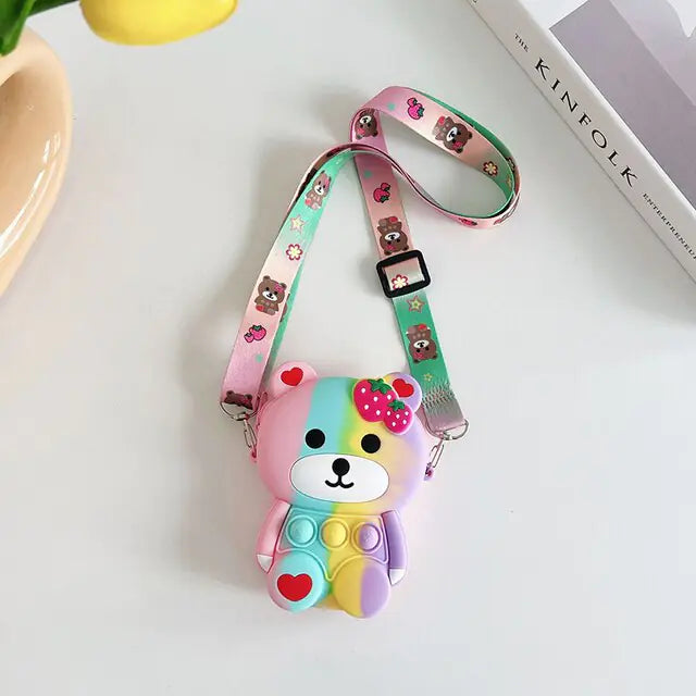 Antistress Bear Shoulder Bag Toy