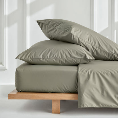 Luxe Australian Sateen Sheet Set - Moss - Home - Bed