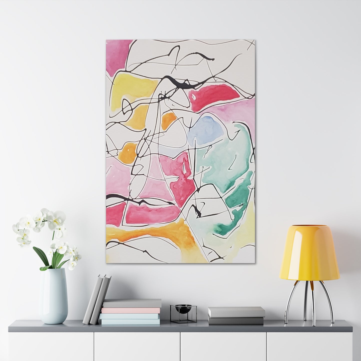 Abstract Face Canvas Gallery Wraps 32″ x 48″ 1.25"