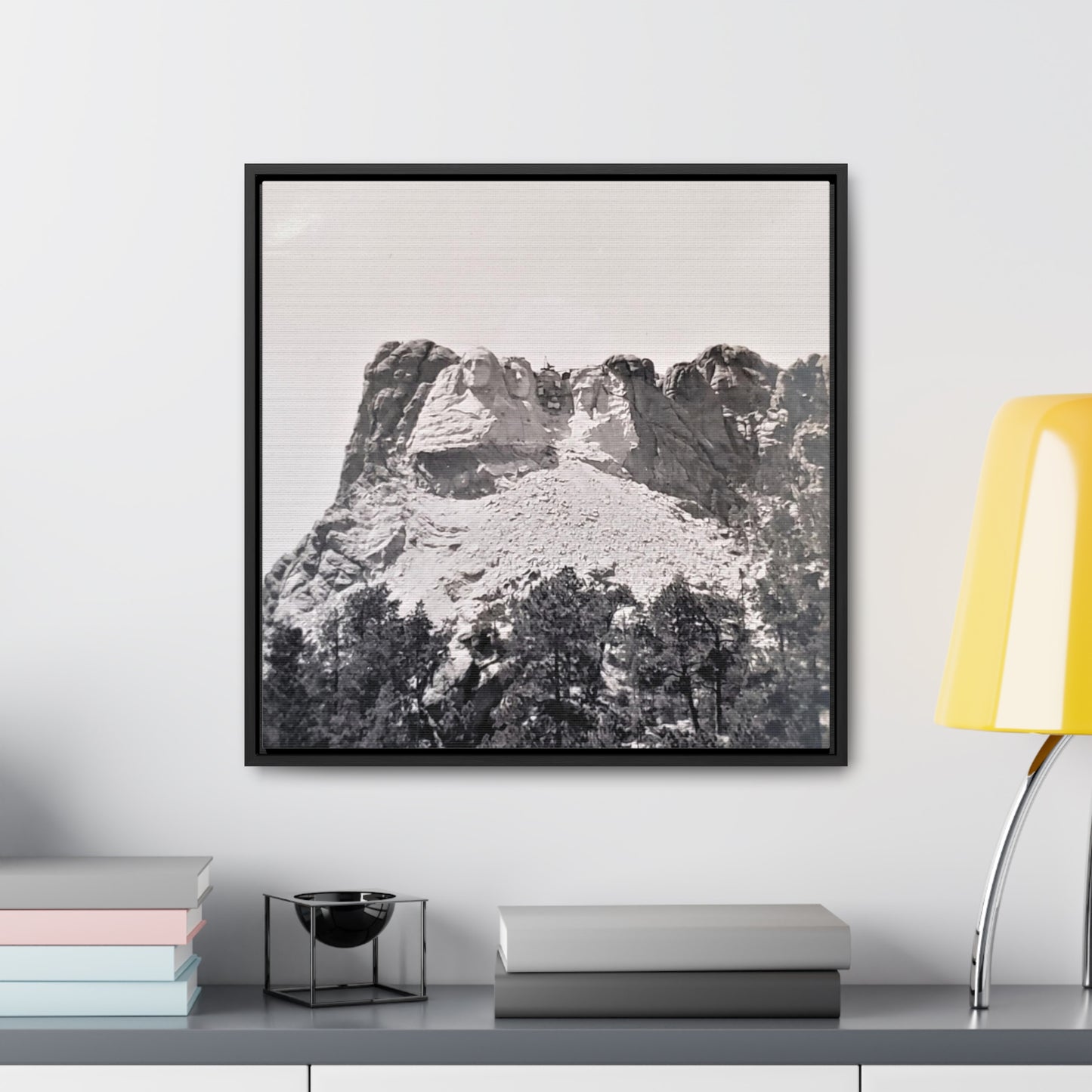 Black Hills Mount Rushmore Gallery Canvas Wraps, Square Frame