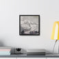 Mount Rainier Gallery Canvas Wraps Square Frame 12″ x 12″ Premium Gallery Wraps (1.25″) Black