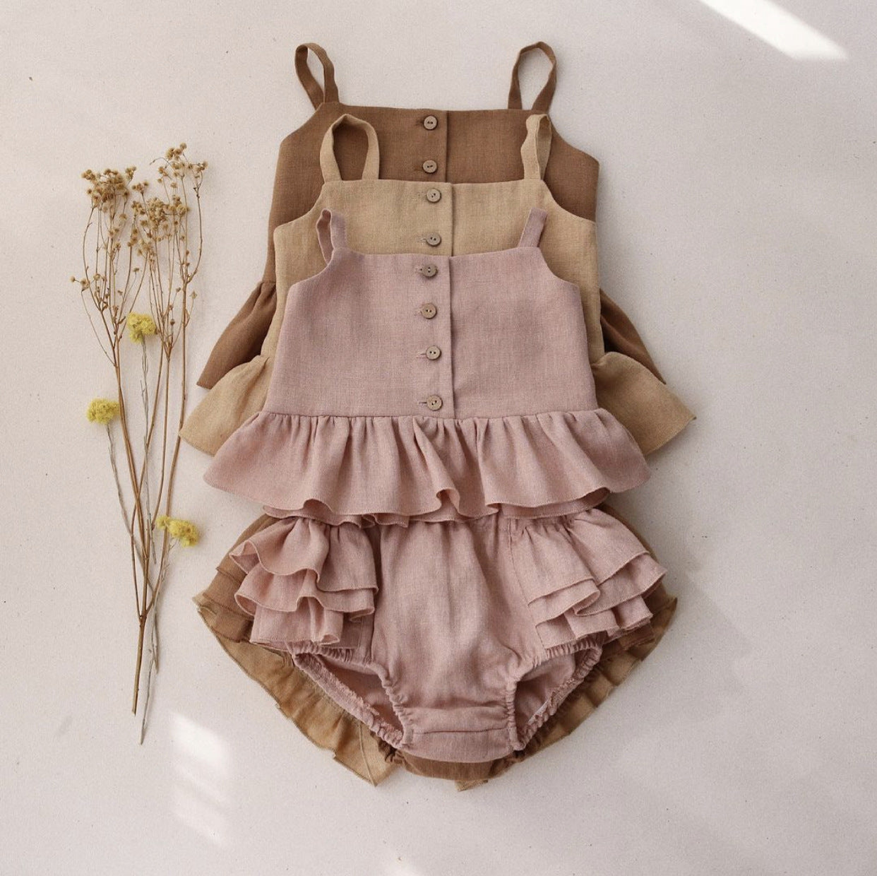 Chic Comfort Girl Shorts Set - - toddler outfit