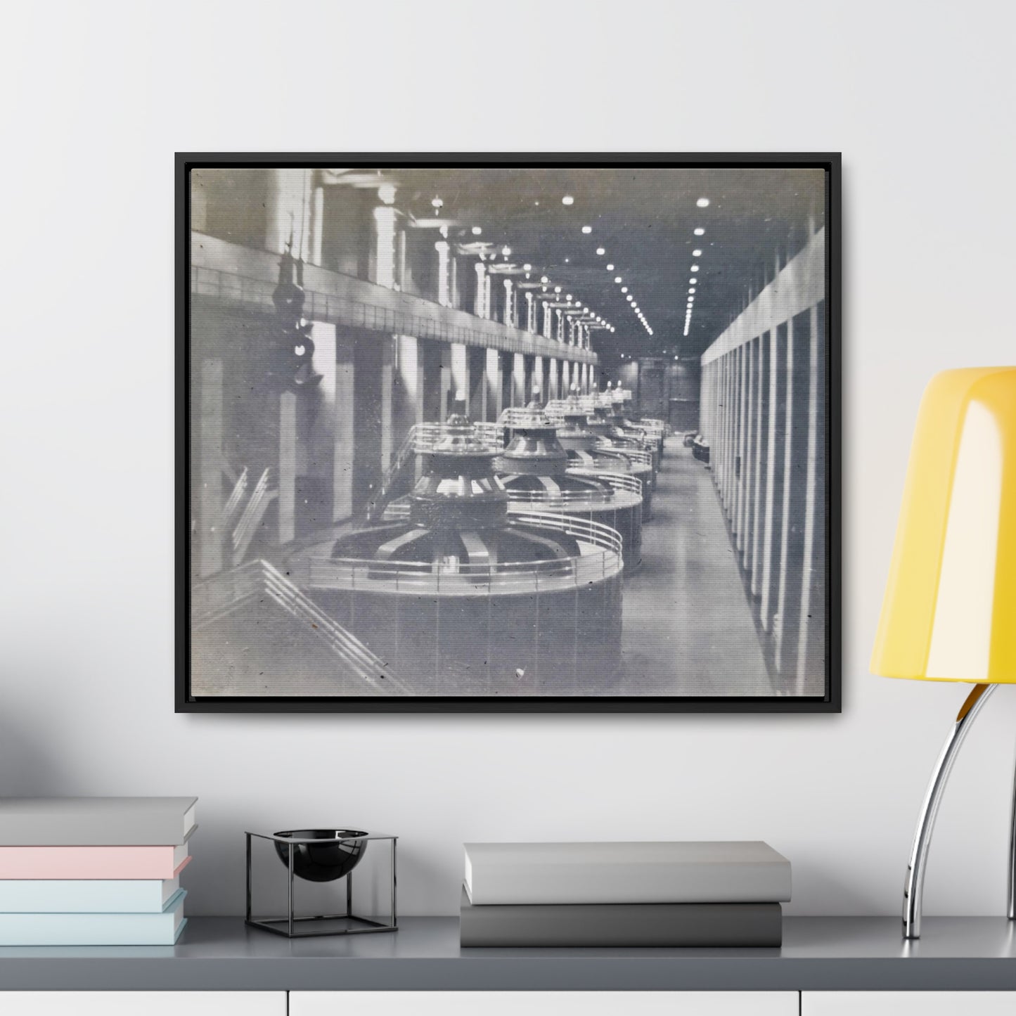 Boulder Dam Powerhouse Gallery Canvas Wraps, Horizontal Frame