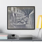 Boulder Dam Powerhouse Gallery Canvas Wraps Horizontal Frame 24″ x 20″ Black 1.25"
