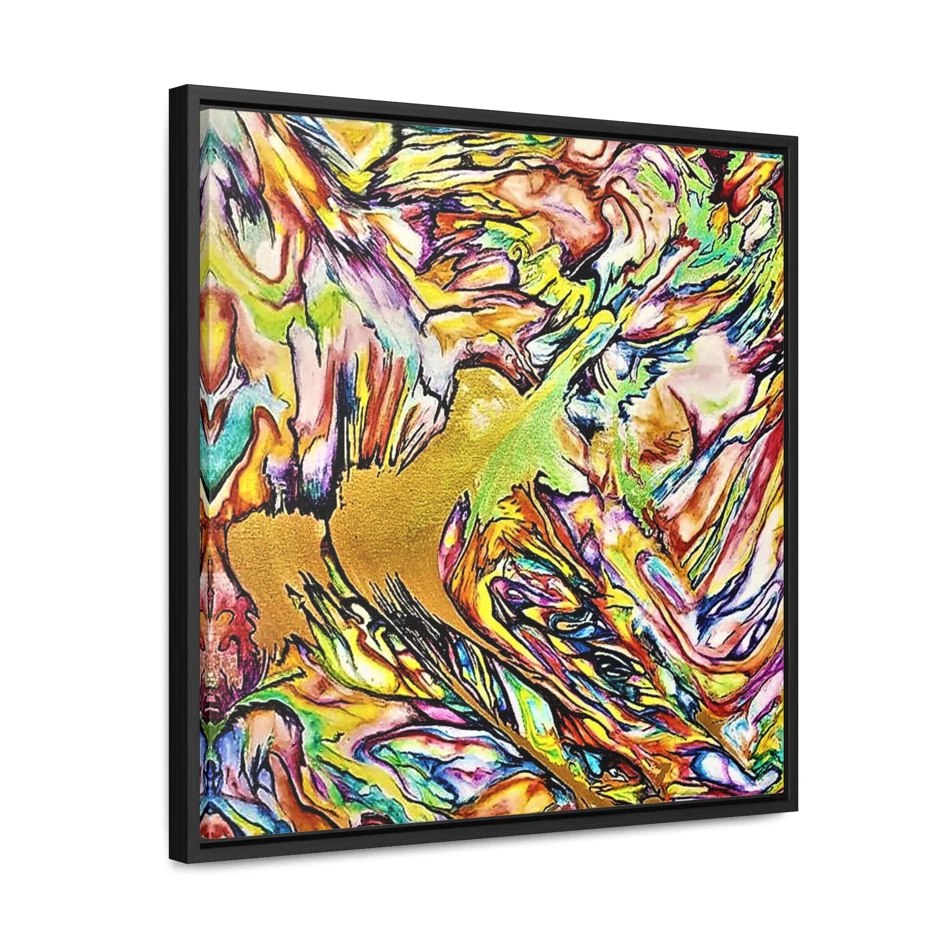 Phoenix Rising Gallery Canvas Wraps, Square Frame