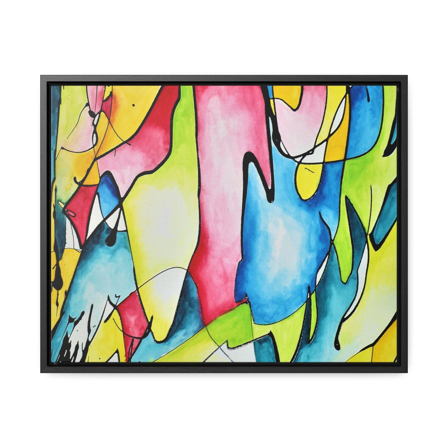 Blue Flame Gallery Canvas Wraps, Horizontal Frame