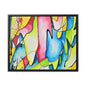 Blue Flame Gallery Canvas Wraps, Horizontal Frame 20″ x 16″ Black 1.25"