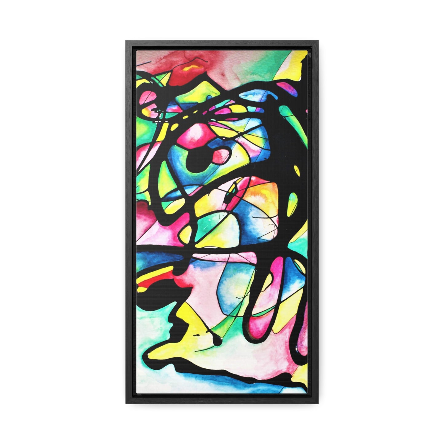 Peacock Gallery Canvas Wraps, Vertical Frame