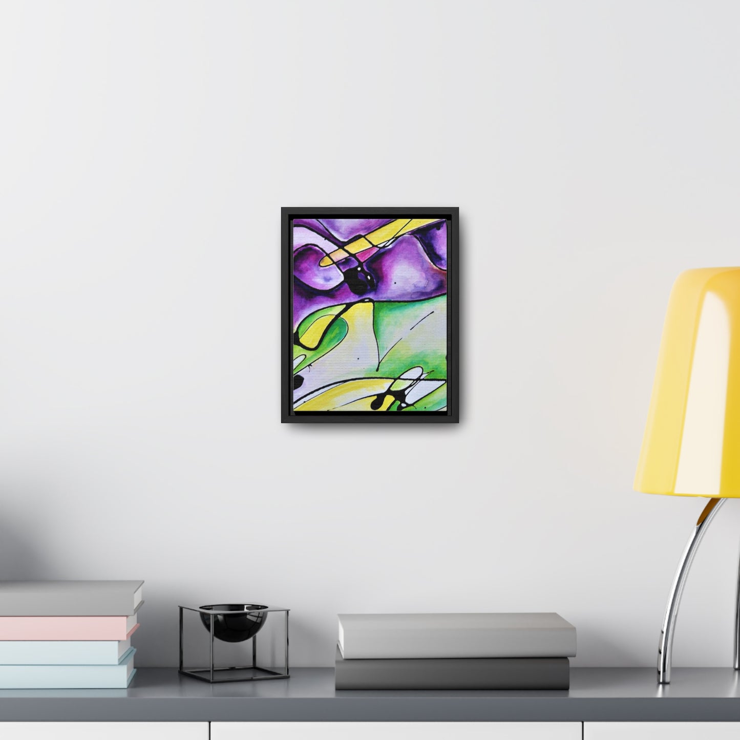 Purple Mountains Gallery Canvas Wraps, Vertical Frame