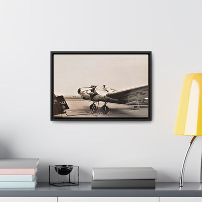 Refueling Mid-Contintent Chief Line 1939 Gallery Canvas Wraps Horizontal Frame 18″ x 12″ Black Premium Gallery Wraps (1.25″)
