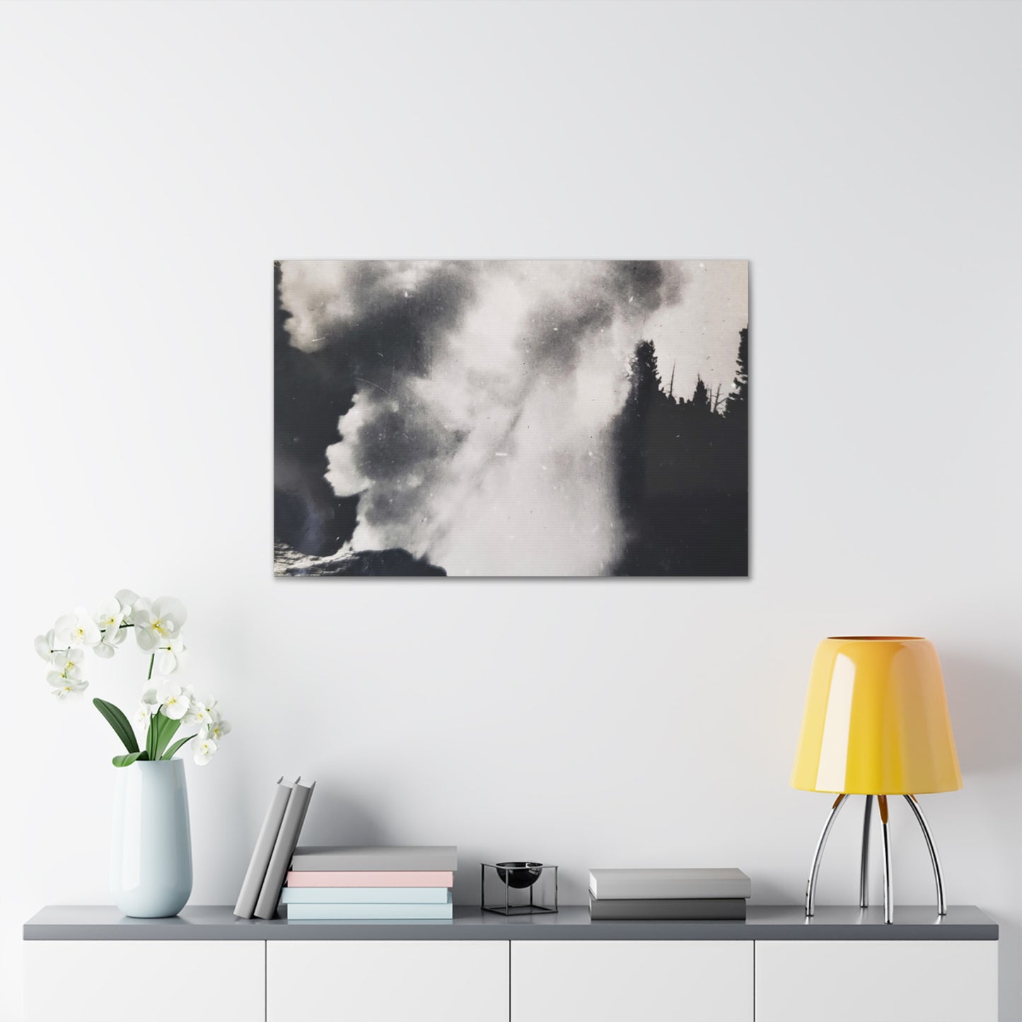 Riverside Geyser Yellowstone Canvas Gallery Wraps