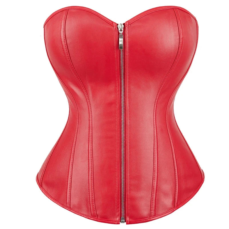 Leather Corset Top