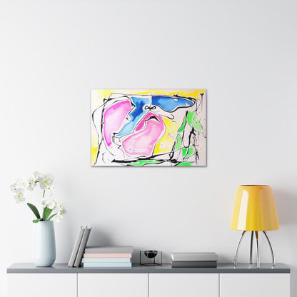 Pink Elephant Canvas Gallery Wraps 30" x 20" 1.25"