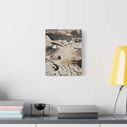 Yellowstone West Thumb Paint Pots Satin Canvas Stretched - 11″ x 14″ (Vertical) 1.5" - Canvas