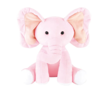 Interactive Peek-A-Boo Elephant Plush Toy - Pink1 - Toy
