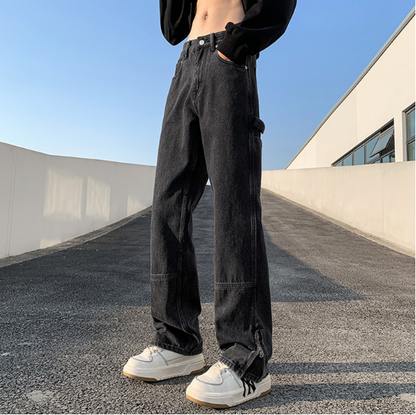 American Retro Heavy Wash Jeans - black - jeans