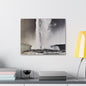 Old Faithful Geyser Yellowstone Canvas Gallery Wraps 20″ x 16″ 1.25"