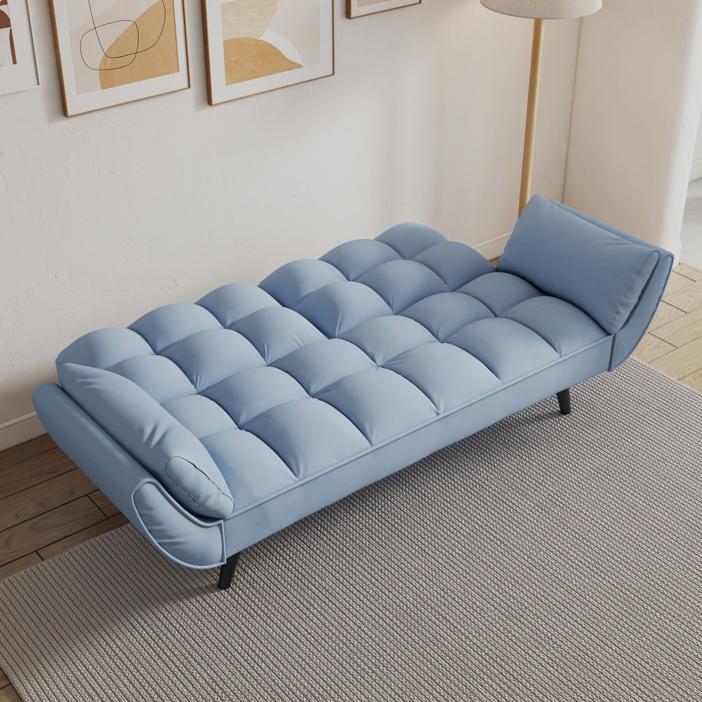 Sofa Soft Two Armrests Throw Pillow Pillow Comfortable Fit Apartment Bedroom Small Space- Unique Piece Furniture- {{Product type}}