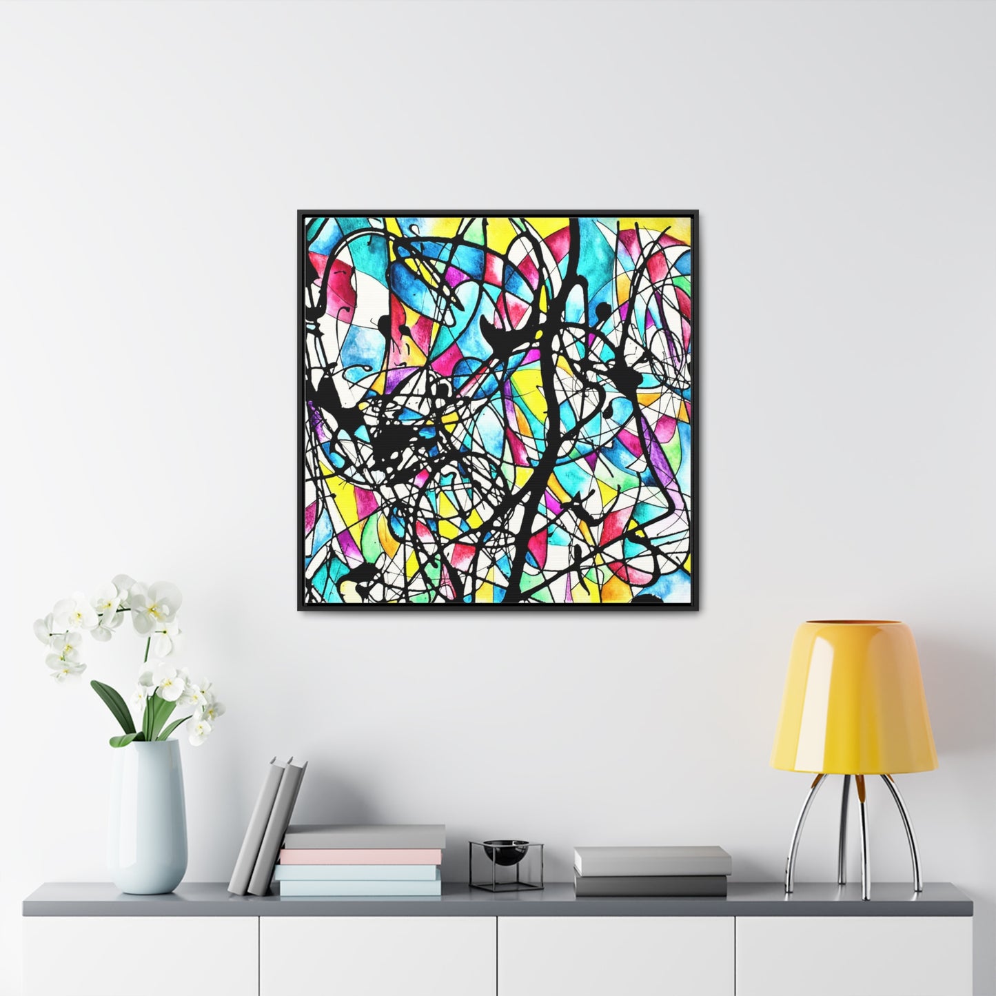 Kaleidoscope Gallery Canvas Wraps, Square Frame