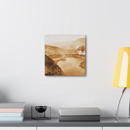 San Gabriel Dirt Fill Dam #1 Canvas Gallery Wraps Printify