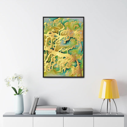 Acid Rain Gallery Canvas Wraps, Vertical Frame